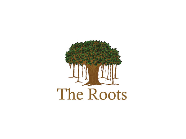 The Roots logo design